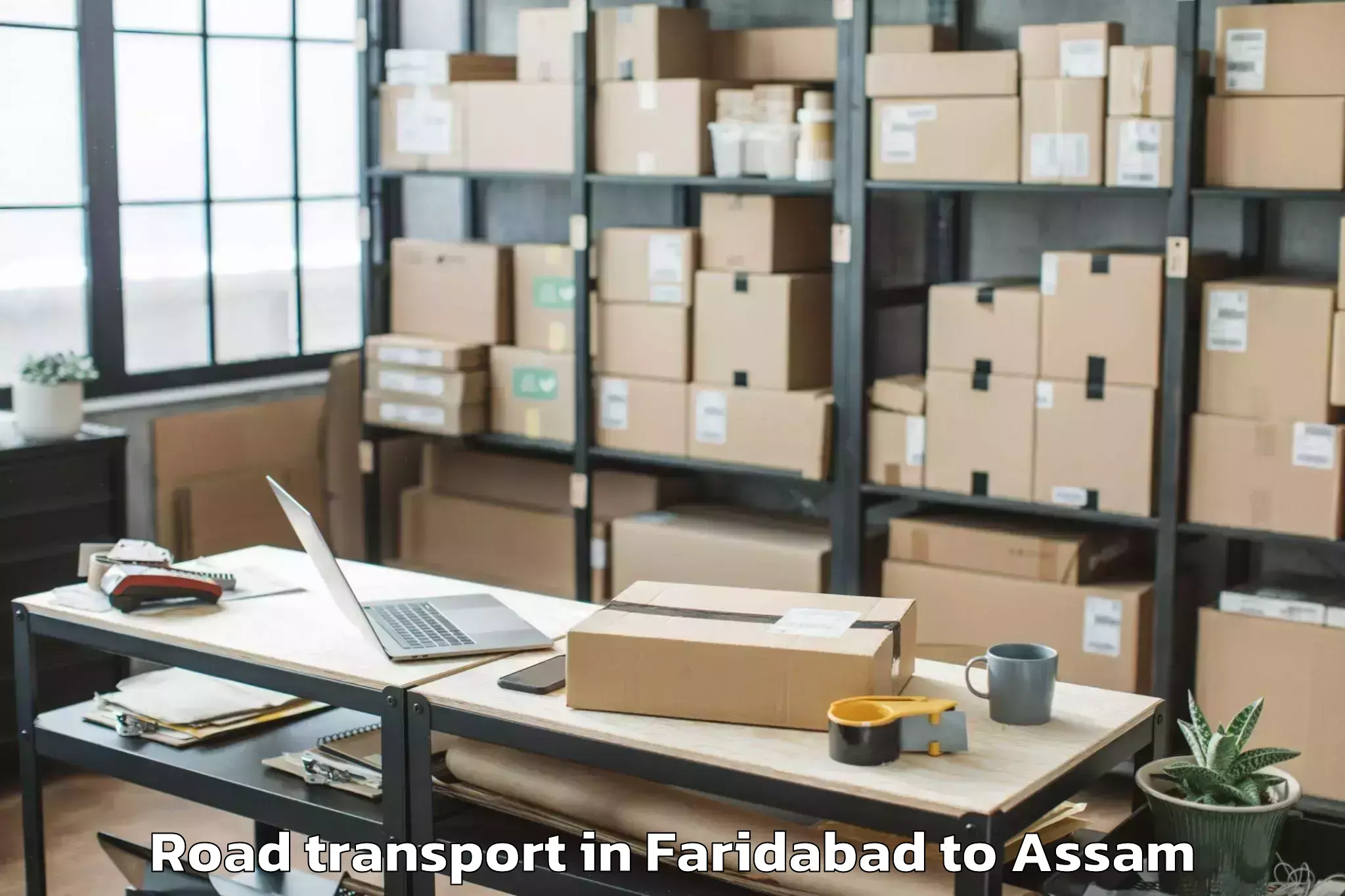 Expert Faridabad to Nahorkatiya Road Transport